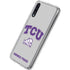 Texas Christian University Horned Frogs Logo Print Galaxy A50 Clear Case